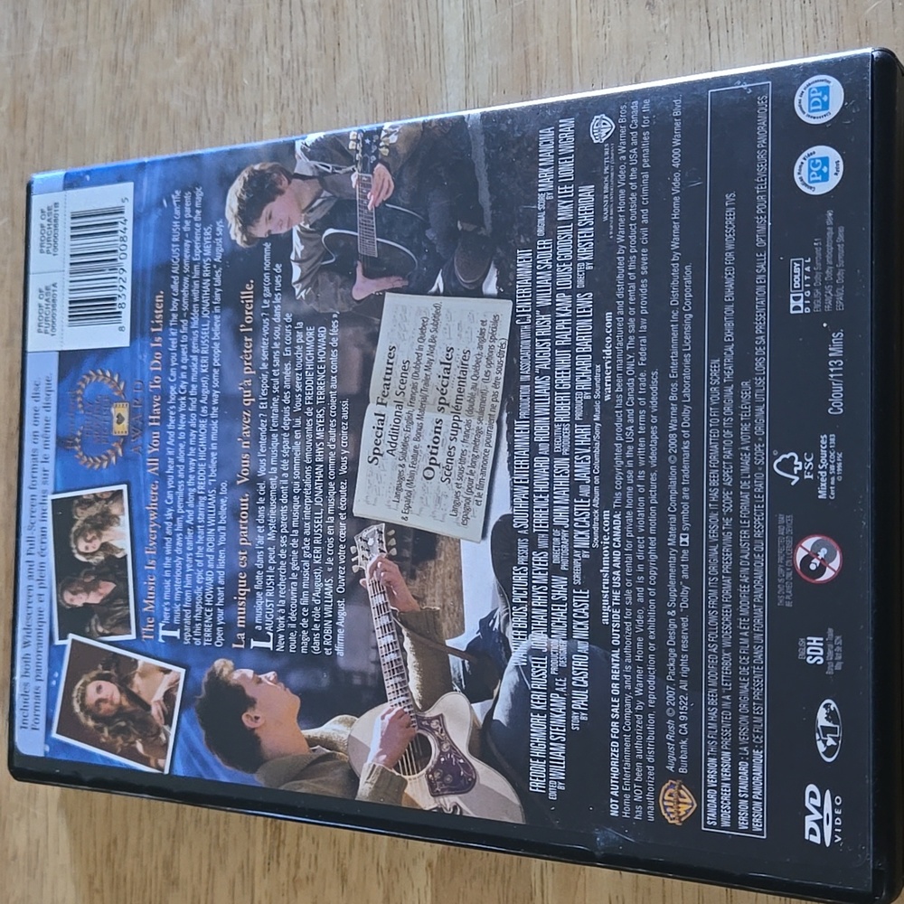 August Rush DVD - Picture 2 of 3